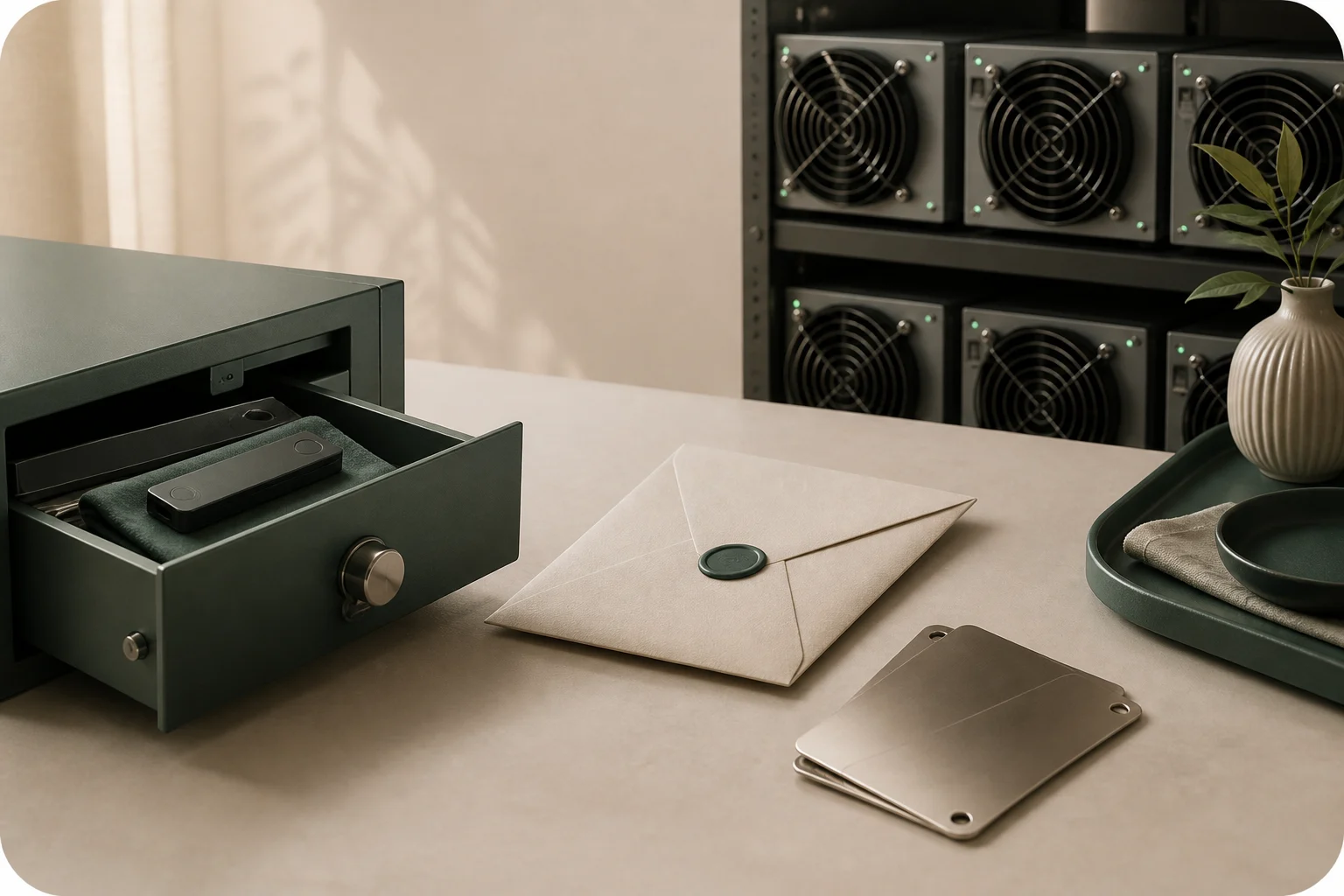 Майнер Bitcoin-ін қалай сақтауы керек: биржа, hardware wallet және backup